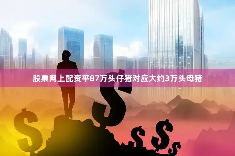 股票网上配资平87万头仔猪对应大约3万头母猪
